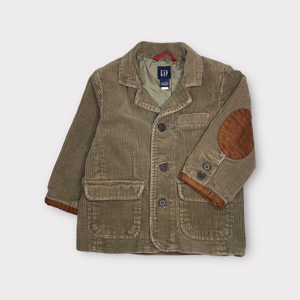 Gap Corduroy Brown Tone Pocket Blazer Jacket